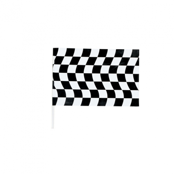 CHECKERED FLAG LARGE SIZE ON POLE