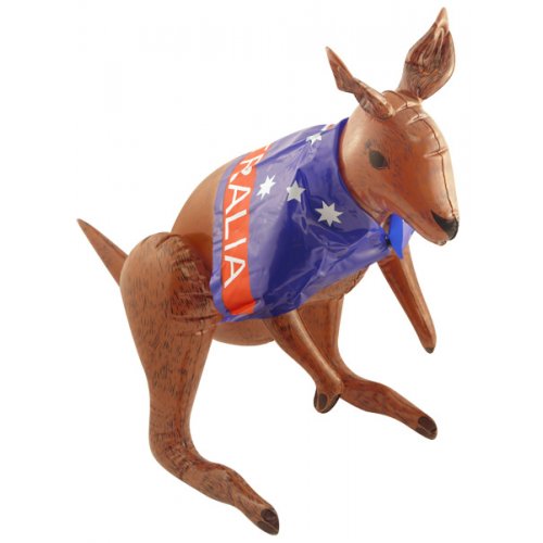 INFLATABLE KANGAROO WITH AUSSIE FLAG BULK BUY OF 24