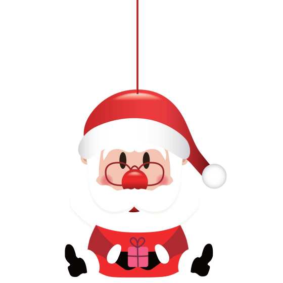 SANTA DOOR HANGING DECORATION