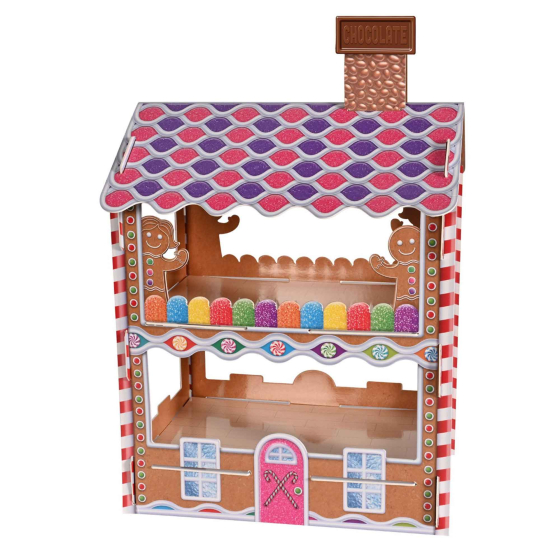 CHRISTMAS GINGERBREAD HOUSE TREAT STAND