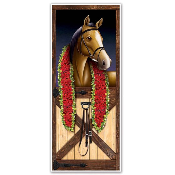 HORSE RACING DOOR COVER