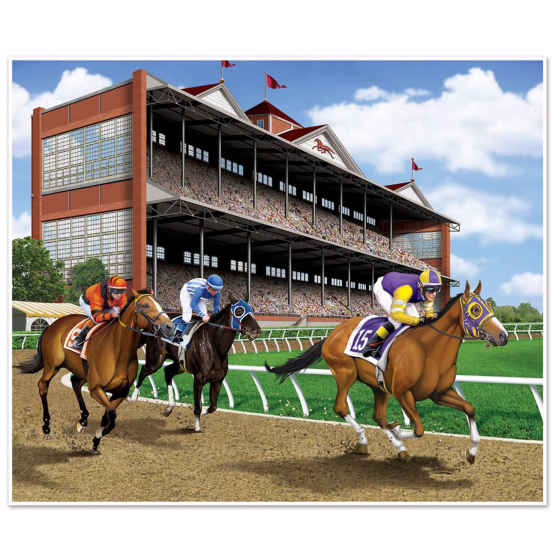 HORSE RACING INSTA-MURAL WALL DECORATION