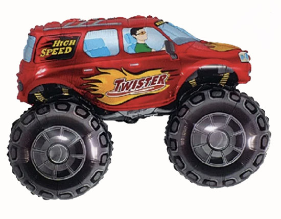 FOIL SUPER SHAPE BALLOON - MONSTER TRUCK