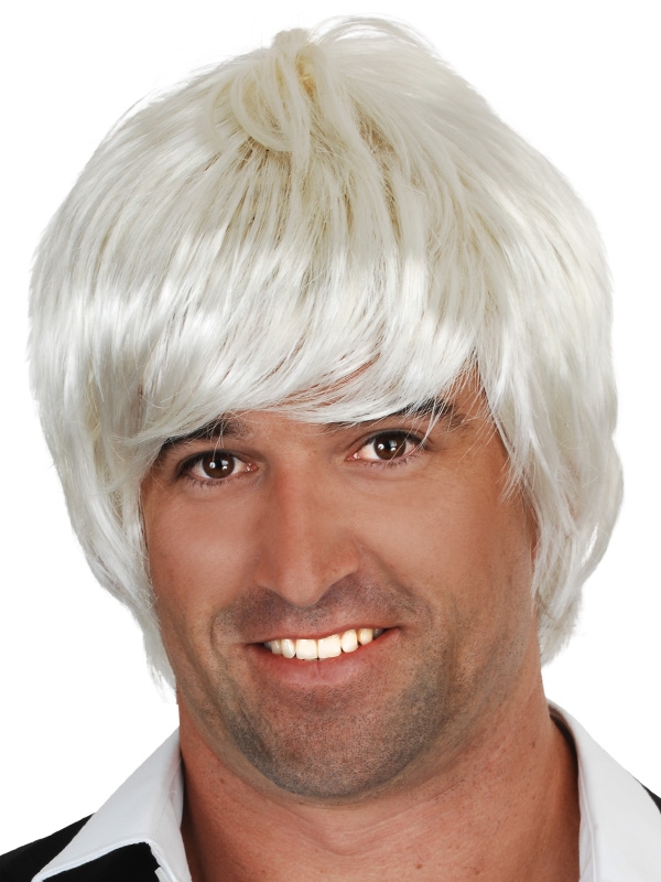 BOY BAND ZANE PLATINUM BLONDE WIG