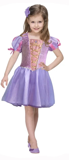 Purple Rapunzel Princess Costume - Child 10-12 Years - Party Supplies ...