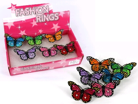 BUTTERFLY FABRIC RING