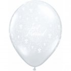 BALLOONS LATEX - JUST MARRIED PACK OF 6