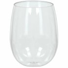 PREMIUM STEMLESS PLASTIC WINE GLASSES 354ML - PACK OF 8