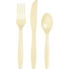 DISPOSABLE CUTLERY - IVORY PACK OF 24