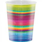 MEXICAN BLANKET 'SERAPE' PLASTIC CUPS 473ML - PACK OF 8