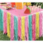 PASTEL STRIPED TABLE SKIRT