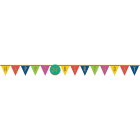 HAPPY BIRTHDAY HAPPY DOTS PARTY BANNER - ADD ANY AGE