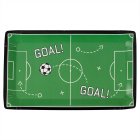 KICKER PARTY SOCCER FIELD SHAPED PAPER PLATES - PACK OF 8