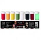 FACE PAINT PRIMARY ASSORTED COLOURS + NEON - PACK 8