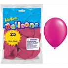 BALLOONS LATEX - FUNSATIONAL PEARL FUCHSIA PACK OF 25