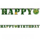 CAMOUFLAGE CUSTOMISABLE 'HAPPY BIRTHDAY" PARTY BANNER