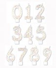 NUMERICAL CANDLES - POLKA DOT - NUMBERS 0-9