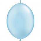 BALLOONS LATEX - QUICK LINK PEARL LIGHT BLUE PACK OF 50